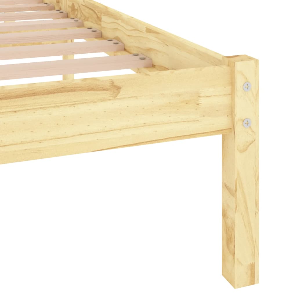 vidaXL Estructura de cama madera maciza de pino 140x200 cm