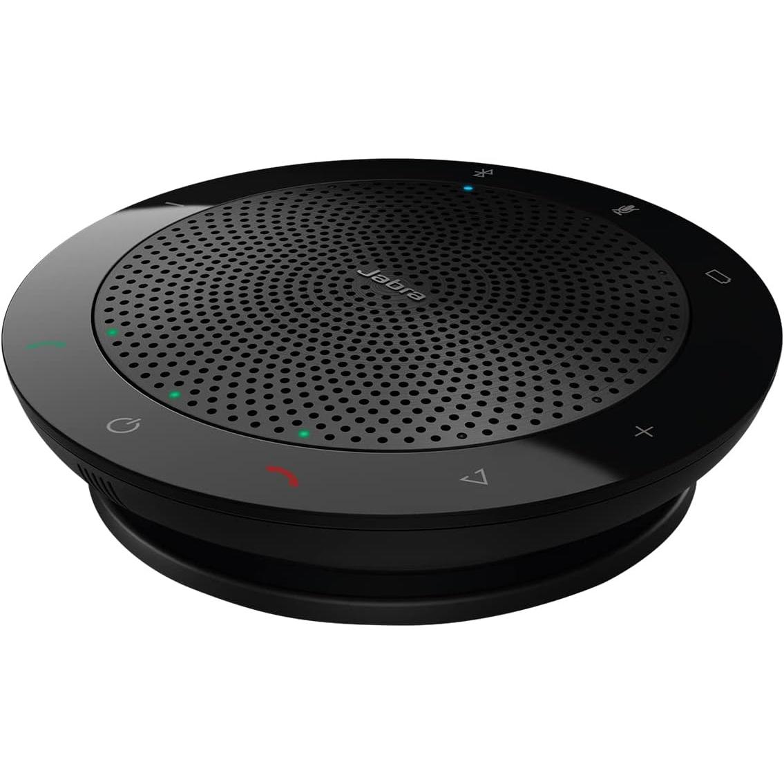 Jabra Speak 510 MS, Altavoz Bluetooth Portátil, Altavoz para Conferencias, Se conecta a Pcs Ordenadores Computadoras Portátiles, Teléfonos Inteligentes, Smartphones y Tabletas — Enchufe Conector USB