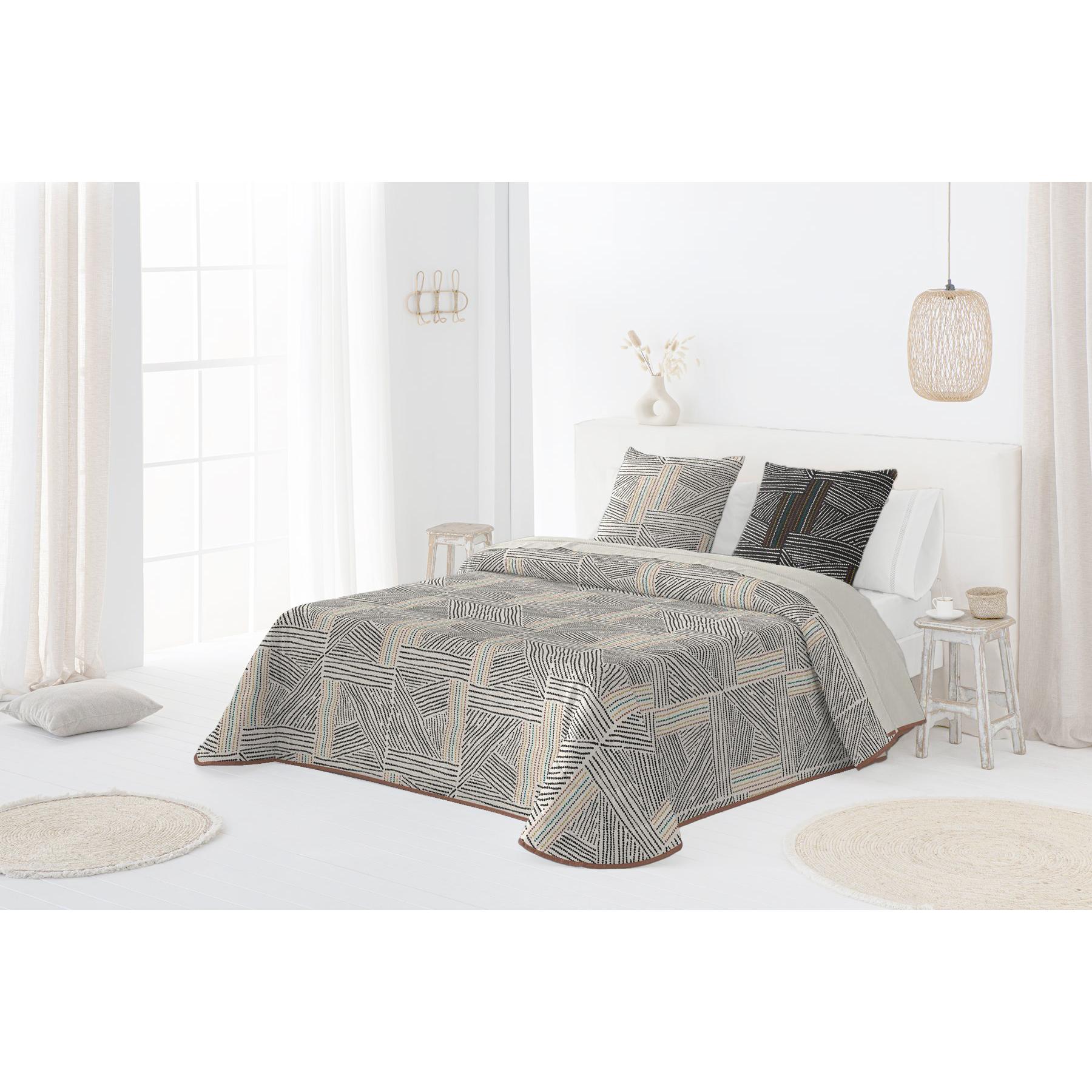 JVR - COLCHA BOUTI modelo AXEL - Tejido Jacquard Pique - Fabricado en España - Cama 90/105/135/150/160/180