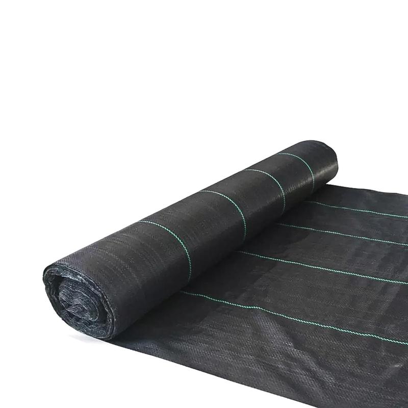 Malla antihierbas (rollo 1,55x100 metros) malla anti maleza, malla geotextil jardin, tela anti hierbas jardin