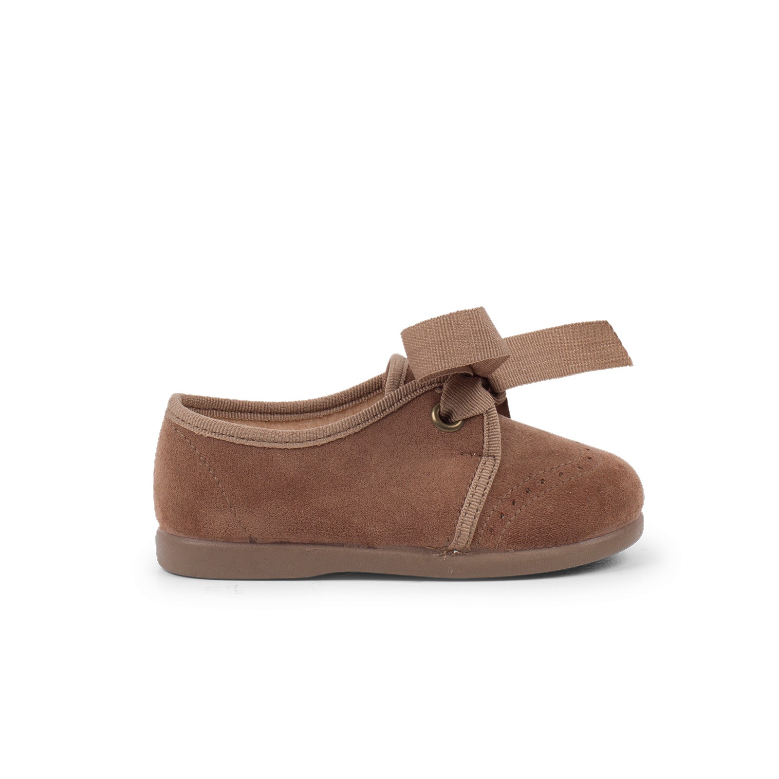 Pisamonas Zapatito Niños Tipo Blucher Con Lazo Y Picados