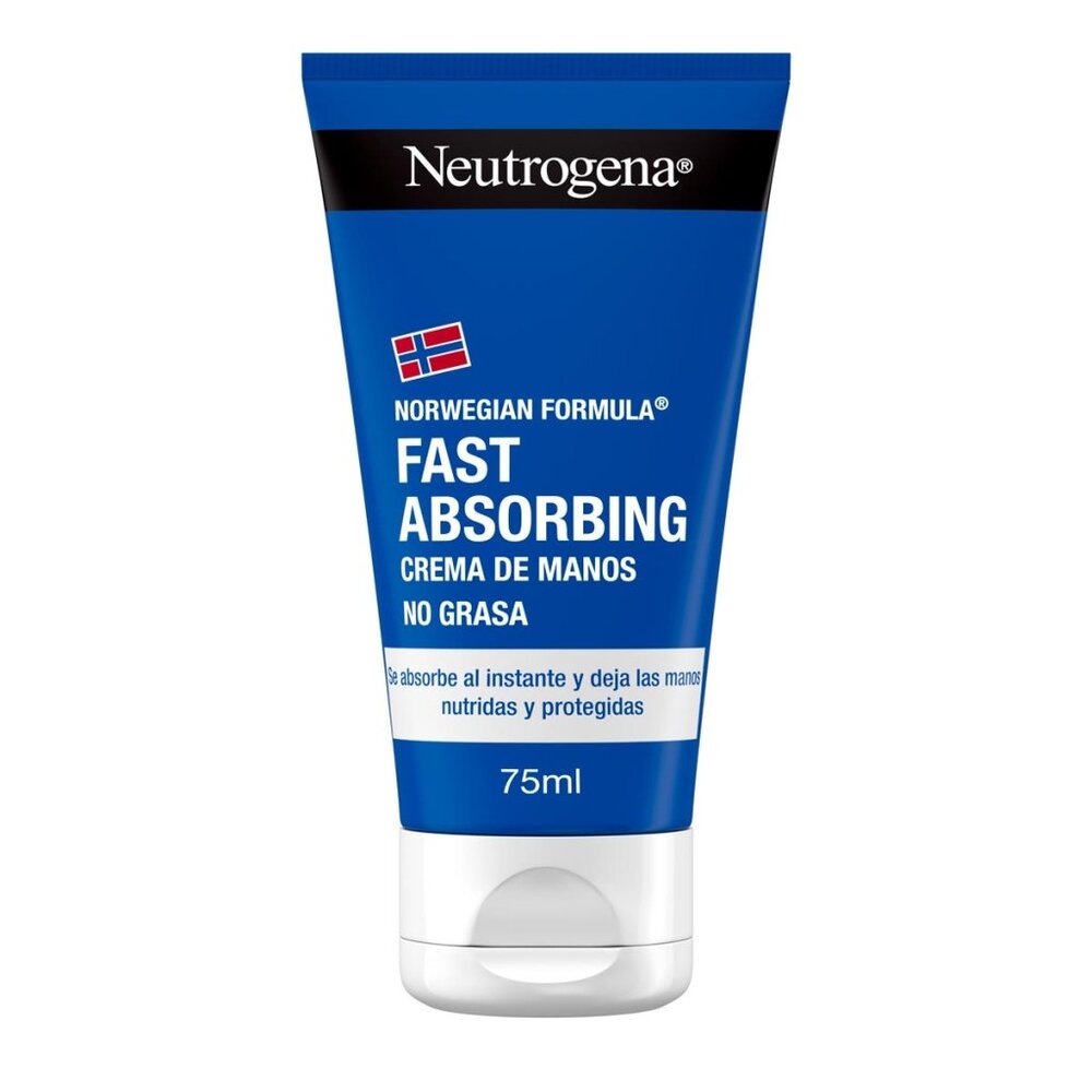 Neutrogena Crema de Manos de Rápida Absorción 75ml  Textura ligera - No grasa