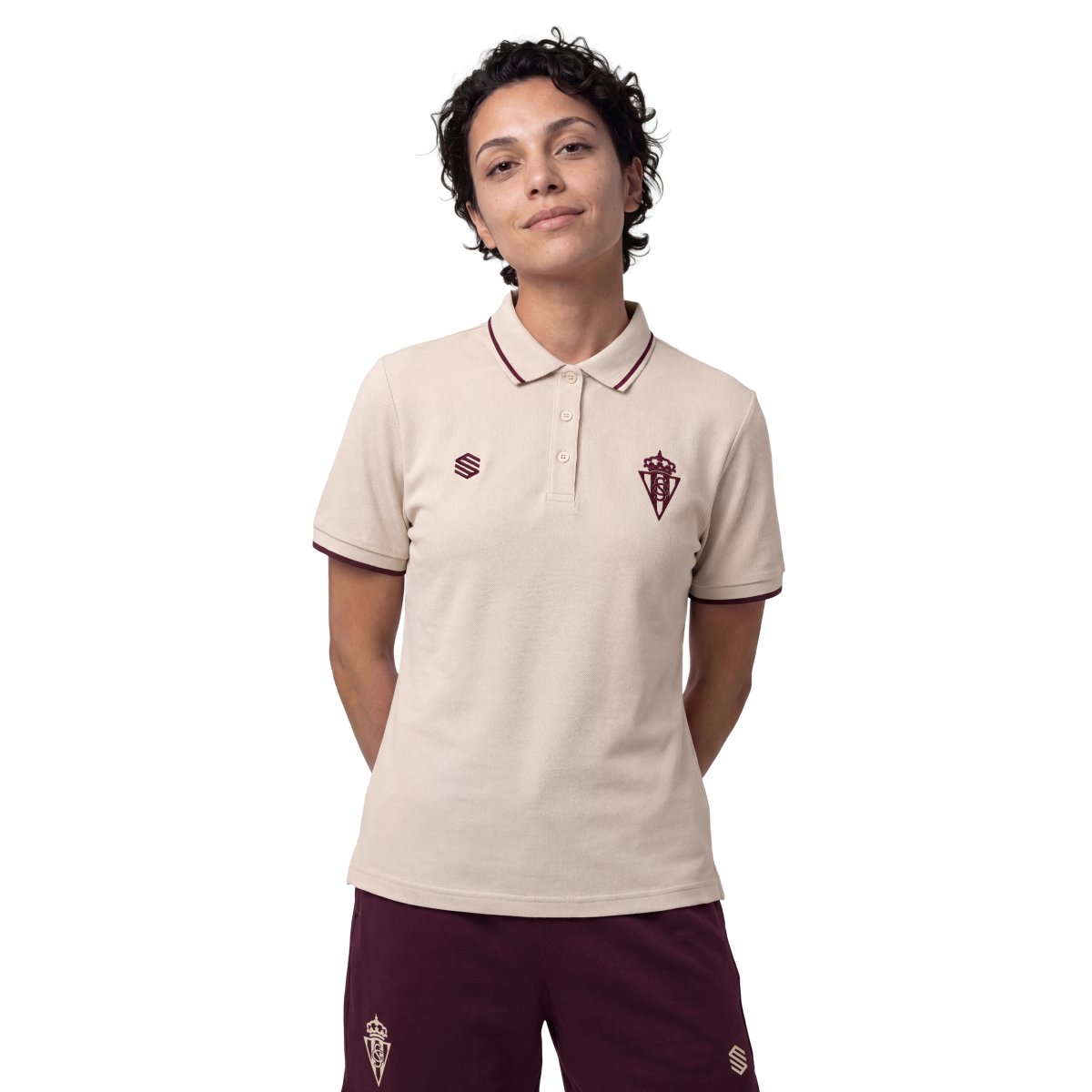SIROKO - Polo manga corta fútbol para Mujer Siroko RSG Travel Polo Player W_