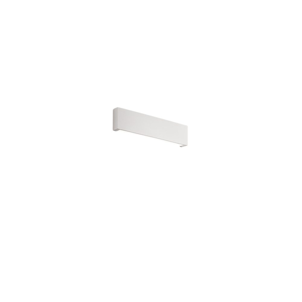Aplique de pared LED de 12 W, pintable en yeso blanco mate, 3000 K, 960 lm, difusor coloreable - Perenz - Blanco