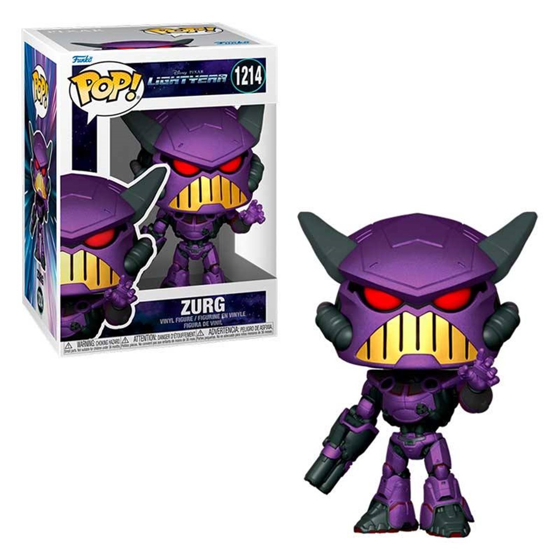 Funko Pop Disney Lightyear Zurg Figura de Vinilo 9cm