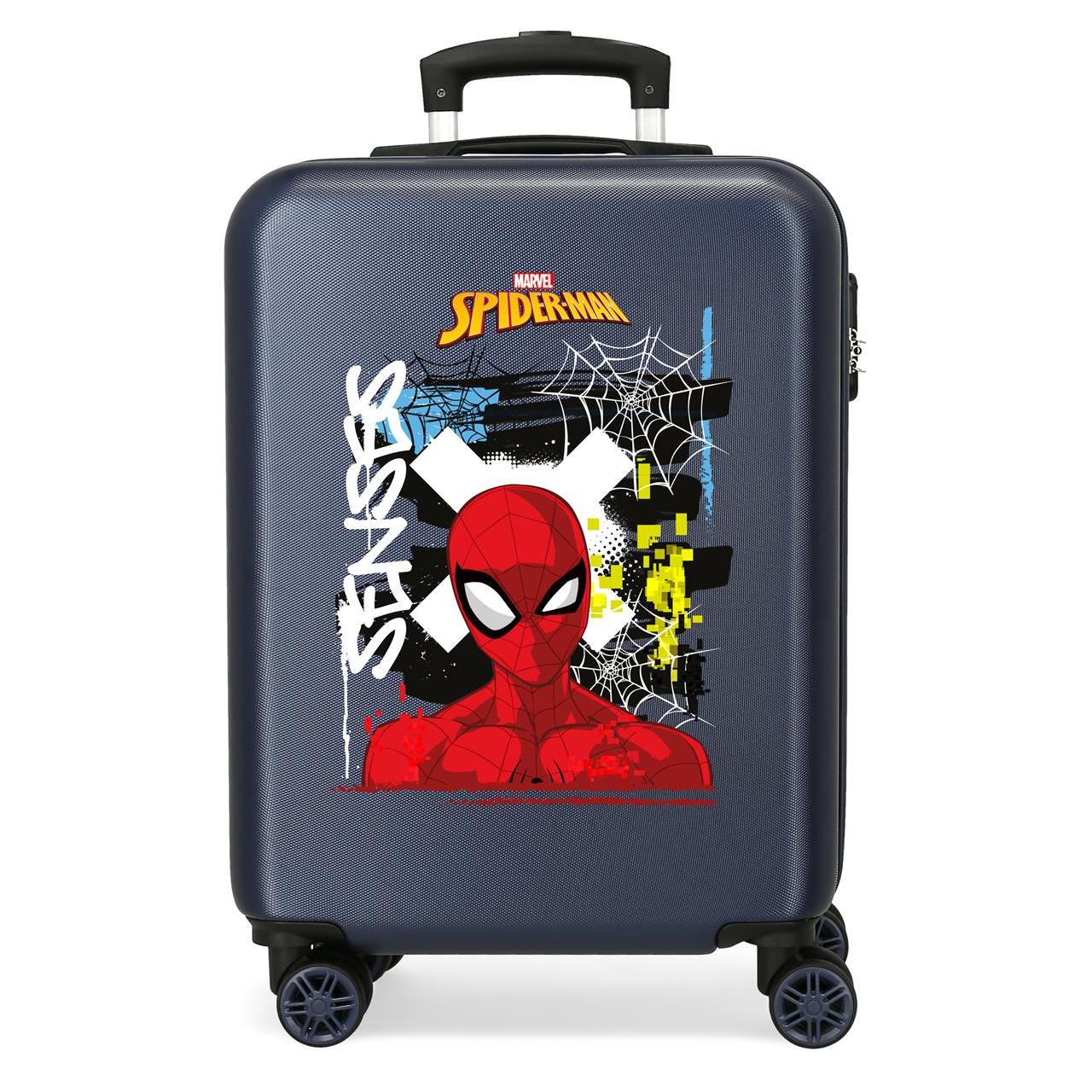 Maleta de cabina Marvel Graffity of spiderman marino 55x38x20cm