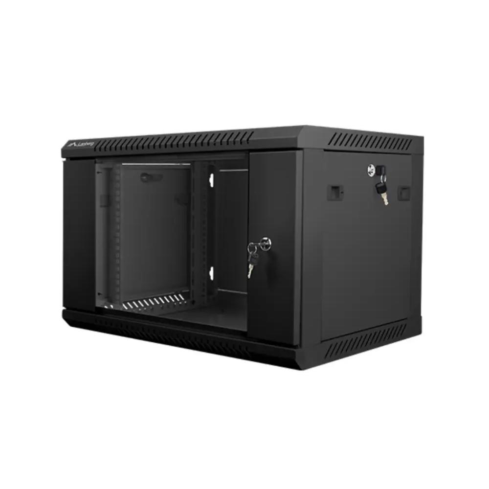 Bastidor de pared Lanberg WF01-6406-10B 6U 60kg IP20 Rieles de rack y gestión de cables
