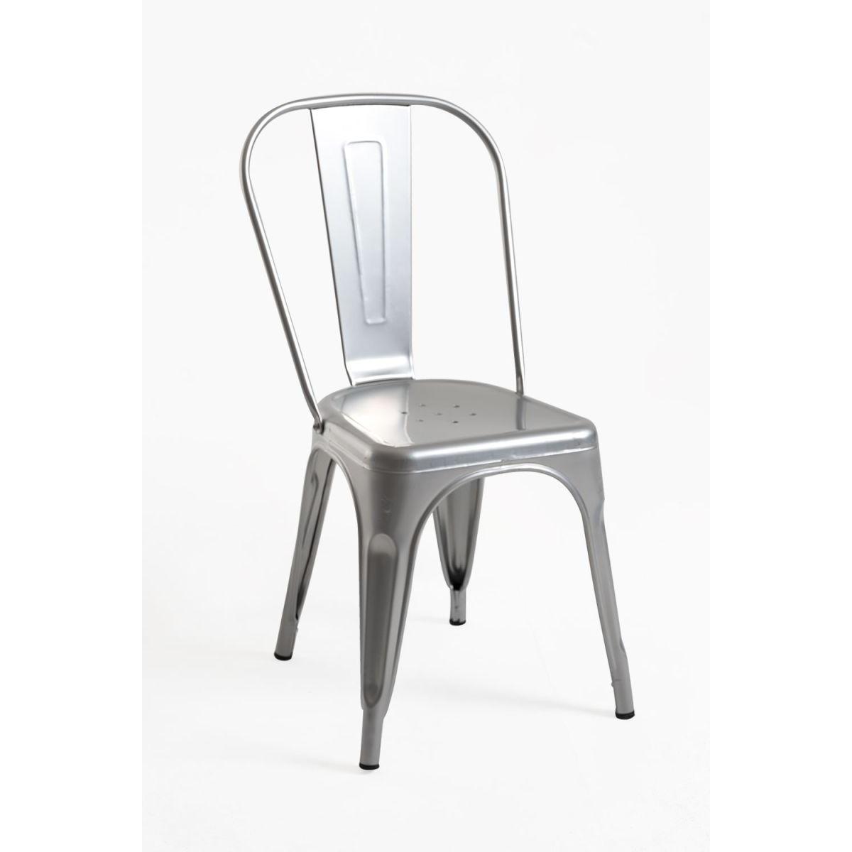 Regalos Miguel - Packs Sillas Comedor - Pack 2 Sillas Torix - Gris metalizado