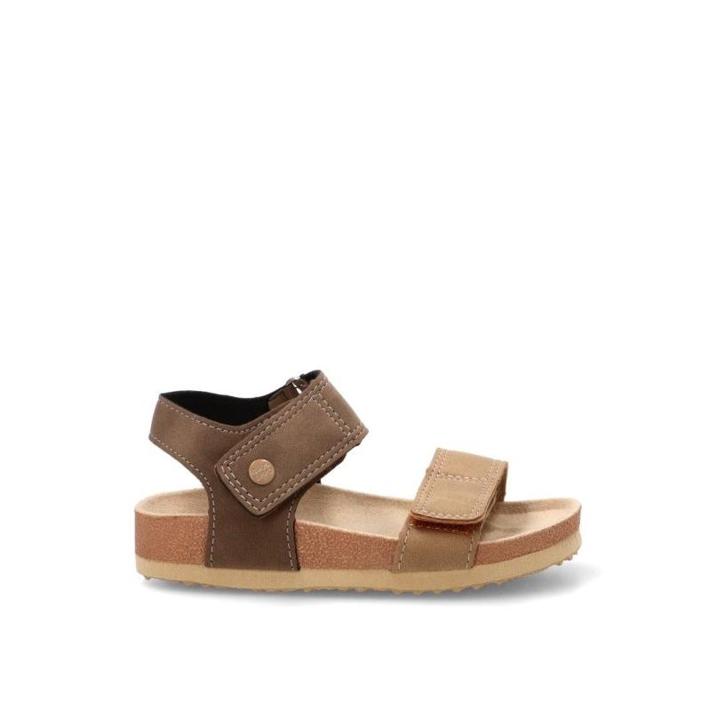Sandalia Gioseppo - Niño - Suela Plana - Modelo Scribner - Color Taupe