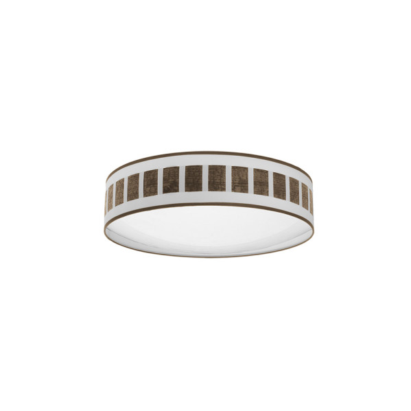 Plafon 72w ivanna blanco-madera oscura 5616lm 3000k,4000k,6500k 14x50x50 cm