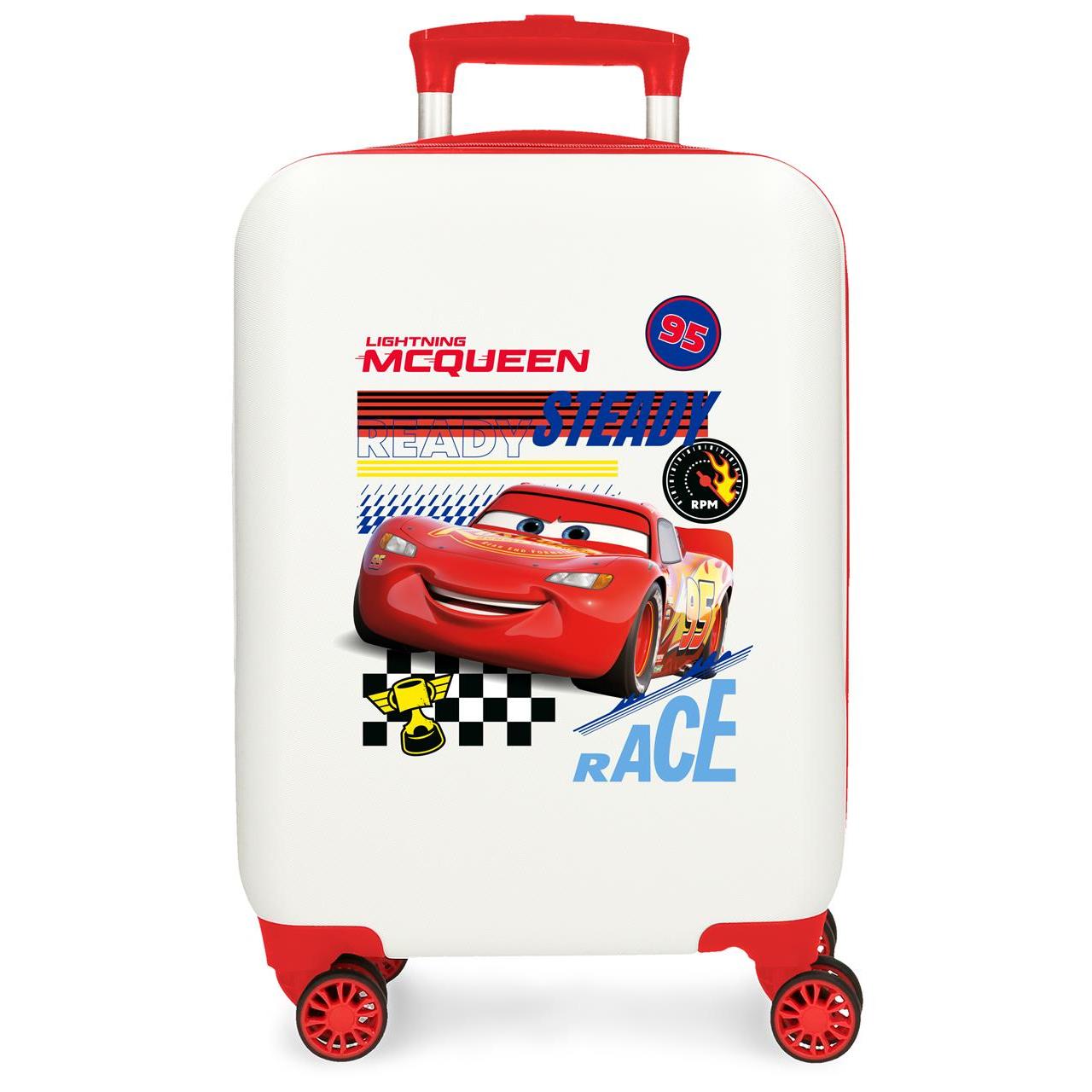 Disney Maleta De Cabina ABS Rígida Lets Race 50cm