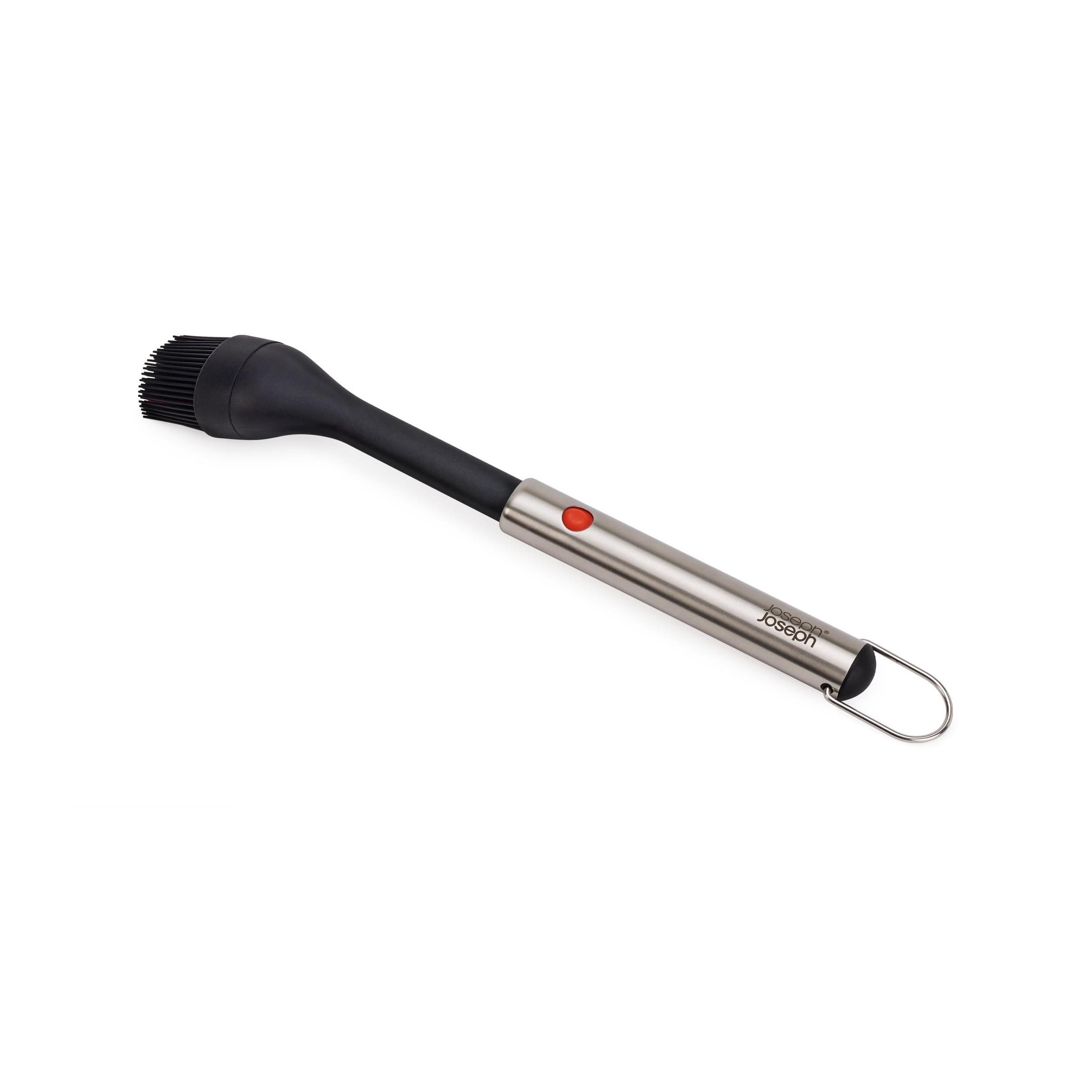 GrillOut™ Joseph Joseph, pincel de silicona para BBQ con mango extensible, cerdas resistentes al calor.