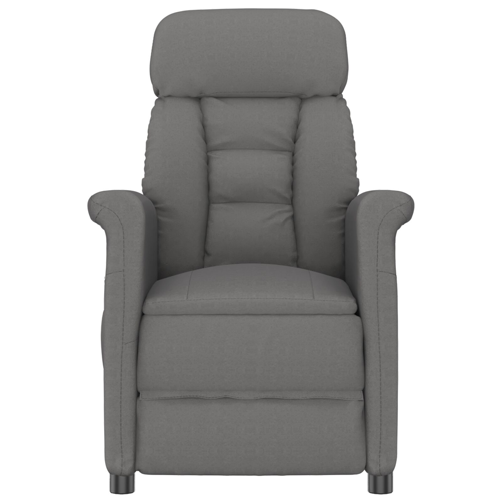 Sillón reclinable vidaXL Gris oscuro