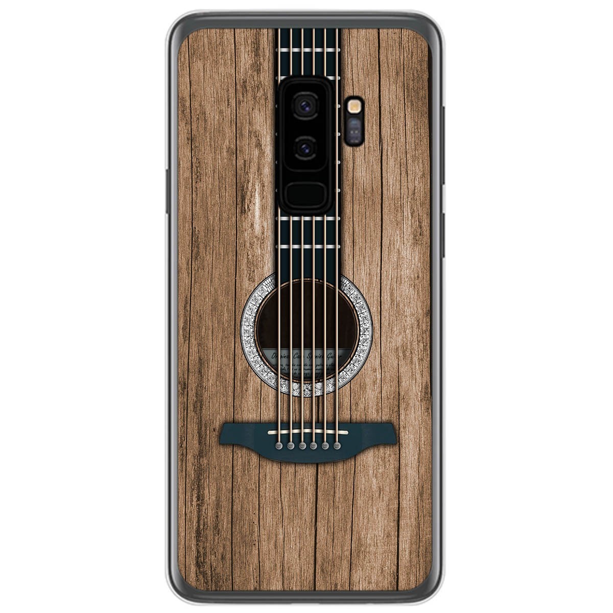 Tumundosmartphone Funda Gel Tpu para Samsung Galaxy S9 Plus diseño Madera 11 Dibujos