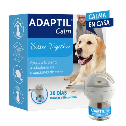 Adaptil Difusor + recambio para Perros Estresados 48ml - Difusor para el hogar para ayudar a perros estresados