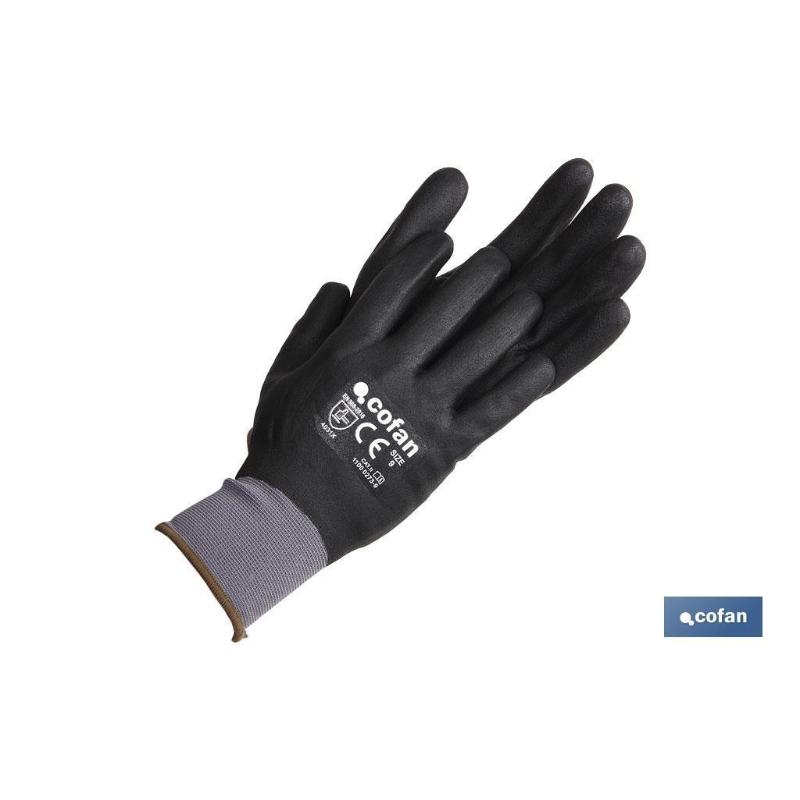 Guante impreg.completo foam nitrilo t-7 venta unitaria