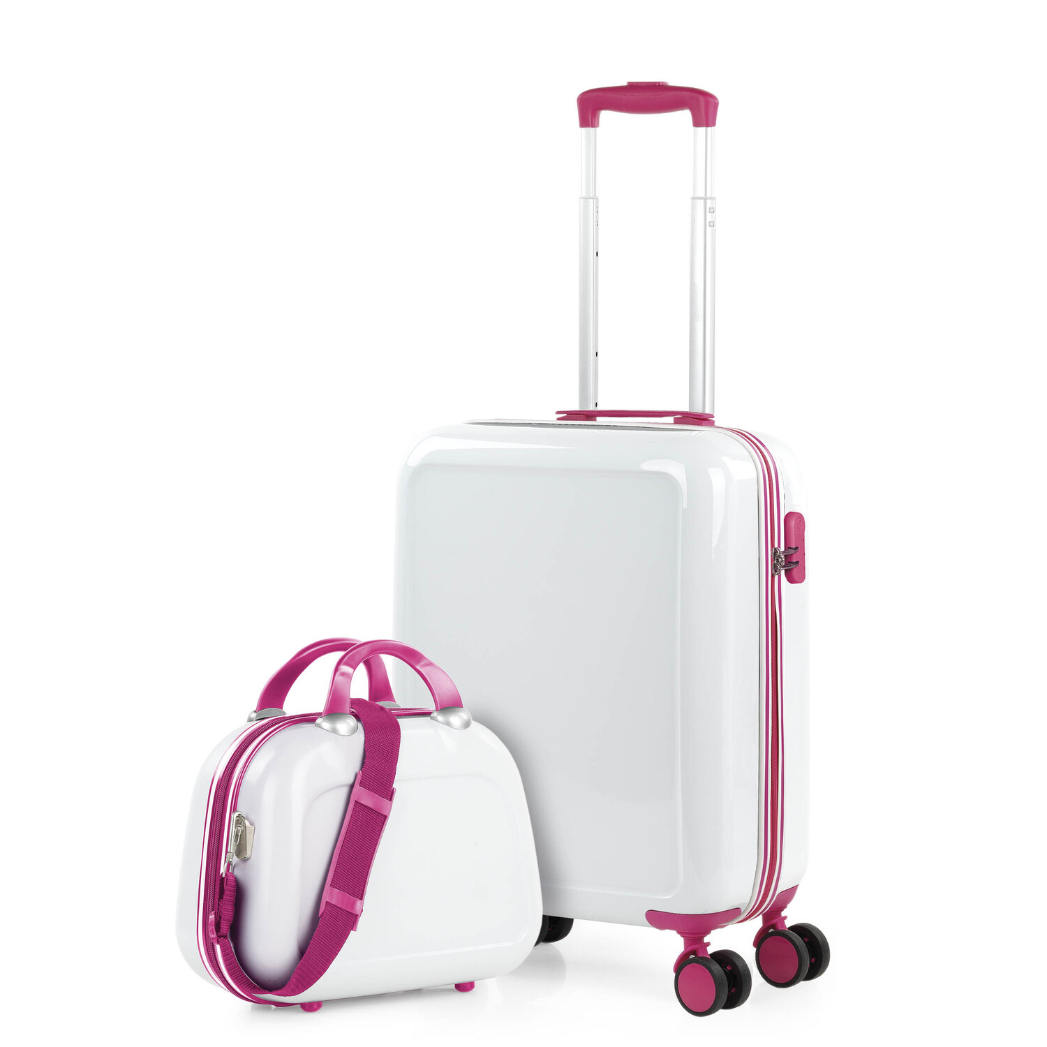 Itaca - Juego Maletas De Viaje - Maleta Mediana Y Maleta De Cabina - Maleta Infantil Niña. Set Maletas De Viaje Ligeras -  Juego De Maletas. Maleta Niña Con Ruedas Y Candado De Combinacion 702650B