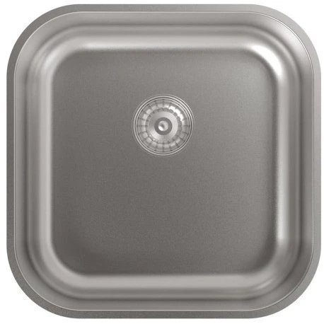 Fregadero Bajo encimera Acero inoxidable Cuadrado 1 Senos CATA CB 40-40 X /D  | 02624007, Inox, 44cm, x 43cm, ( 18cm )