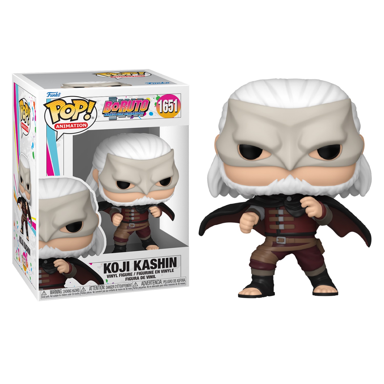 FUNKO POP! BORUTO - KOJI KASHIN, 75598, Nº1651, TIENDA CON LICENCIA OFICIAL