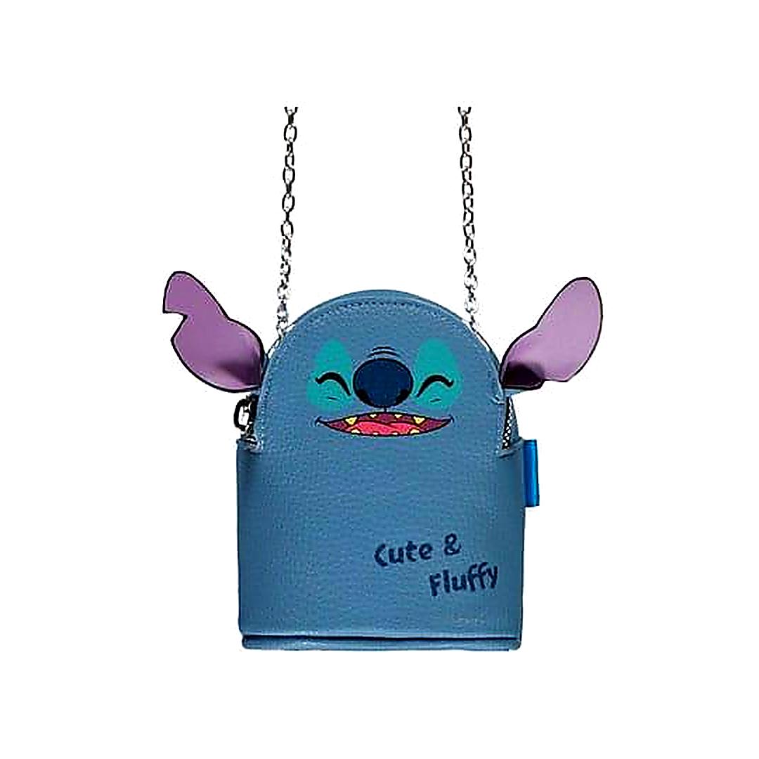 Mini Bolso Stitch Disney Peluche con Cadena