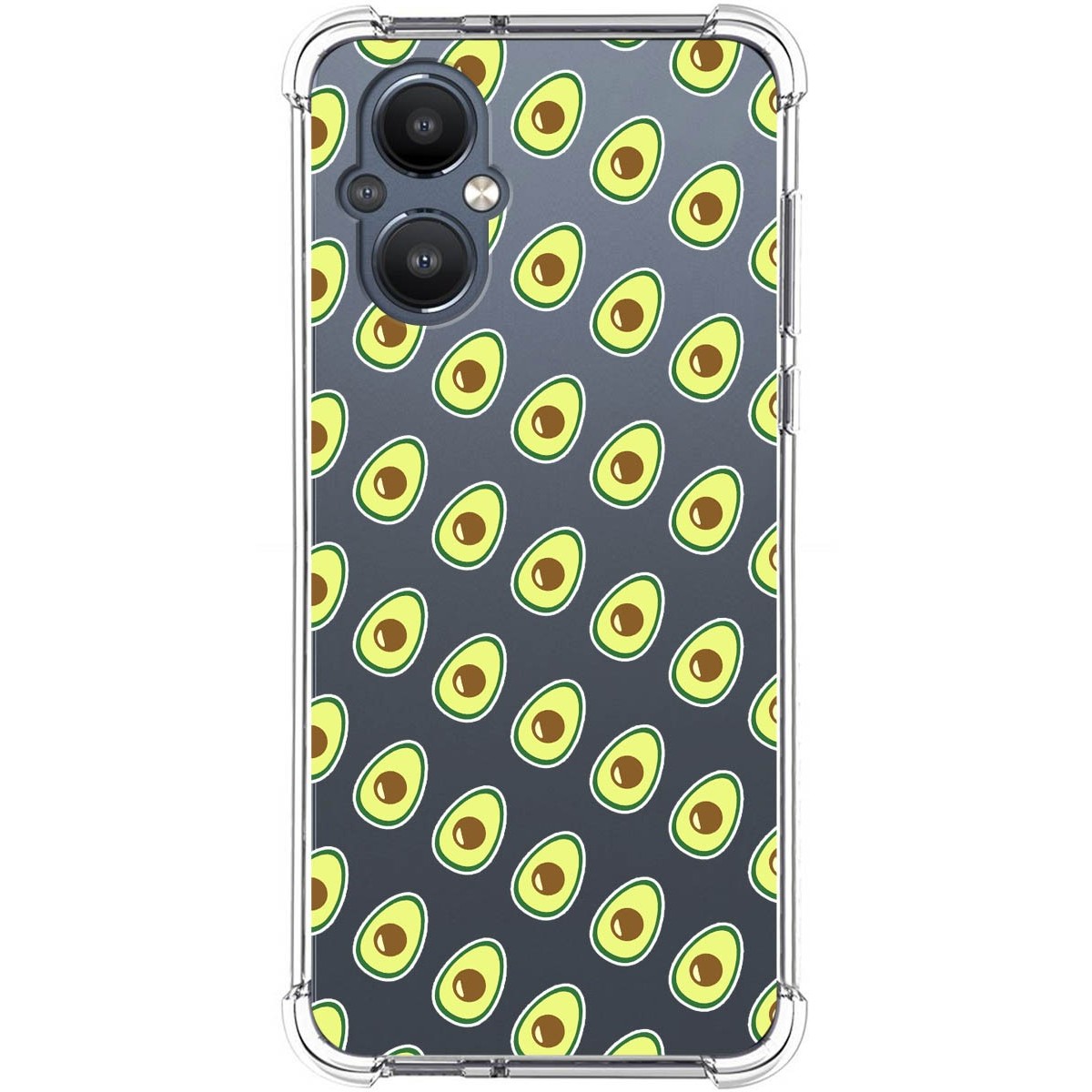 Funda Silicona Antigolpes para OnePlus Nord N20 5G diseño Aguacate Dibujos