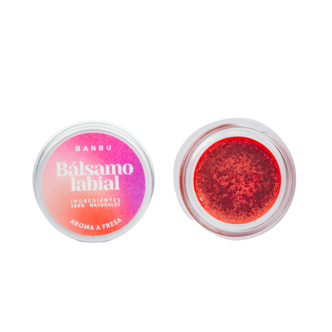 Bálsamo labial de fresa 5 g (Fresa) Banbu