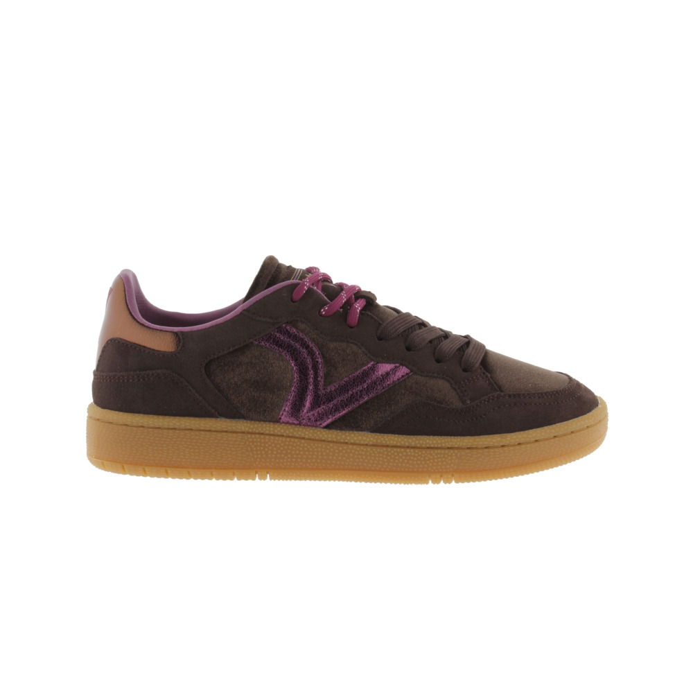 Victoria 1985 SMASH Zapatillas metalizadas con piezas de serraje al tono y suela caramelo 8806123
