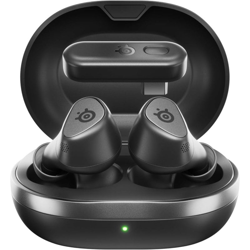 SteelSeries Arctis GameBuds Auriculares Inalámbricos Bluetooth Cancelación de Ruido para PS5 Negros