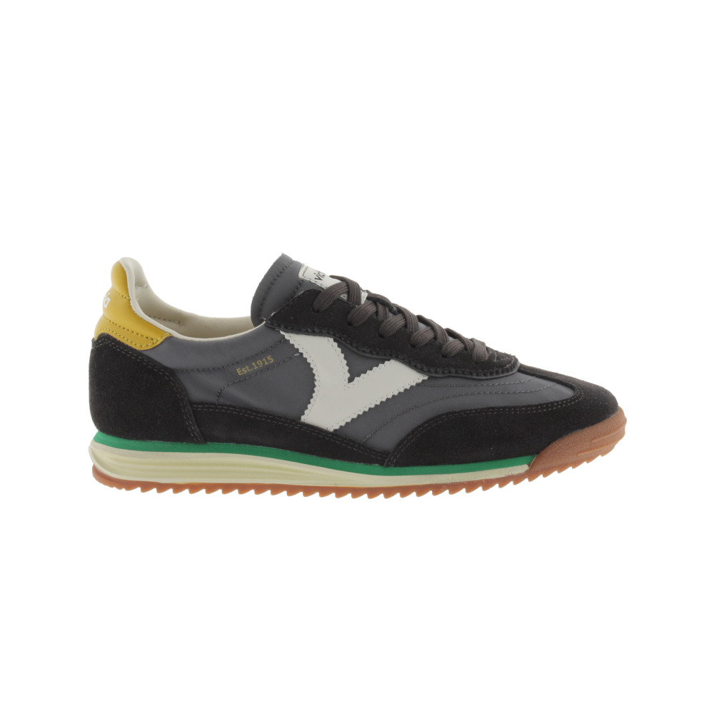Victoria Saturno Zapatillas de nylon con piezas de color y serraje y suela en sierra 1158100