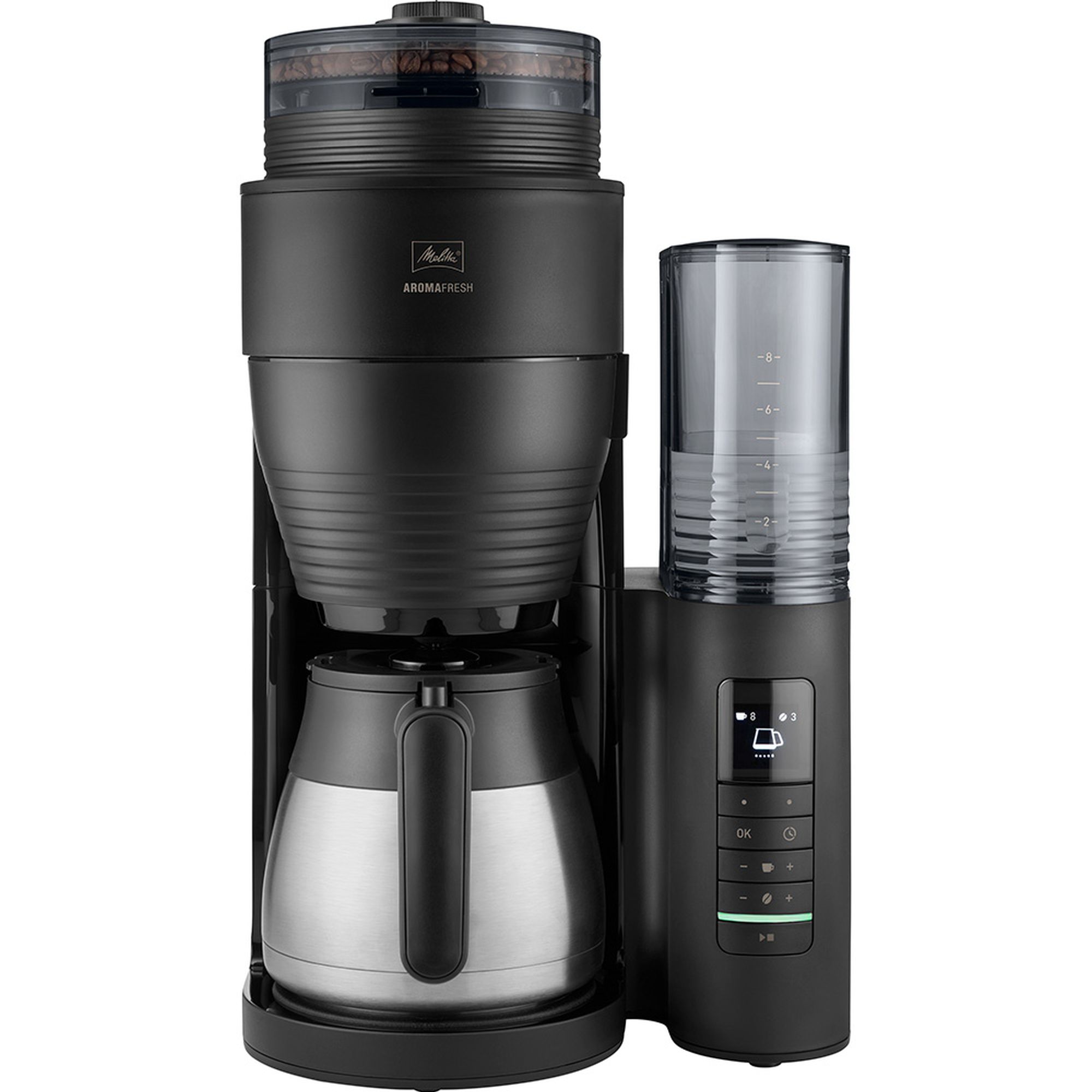 Melitta Cafetera de goteo Melitta Aromafresh Therm Pro 1030-11, Molinillo Integrado Función Temporizador