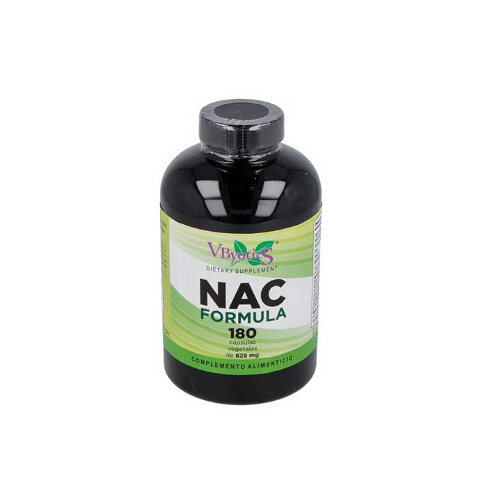 Vbyotics NAC Fórmula V.Byotic 180 Cápsulas X 828 Mg - Desintoxicación Celular | Apoyo Antioxidante | Refuerzo Inmunológico