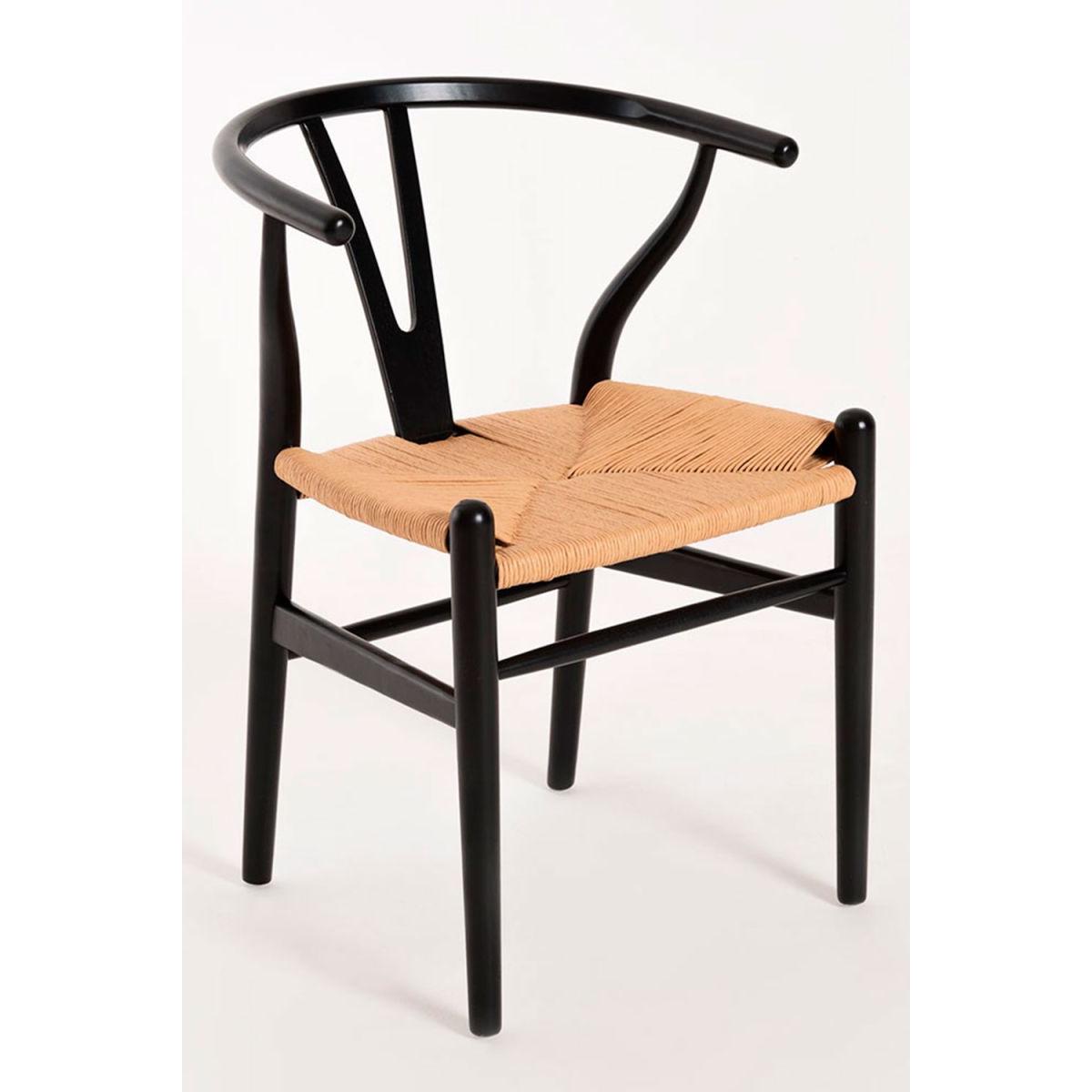 Regalos Miguel - Sillas Comedor - Silla Wis Madera - Negro