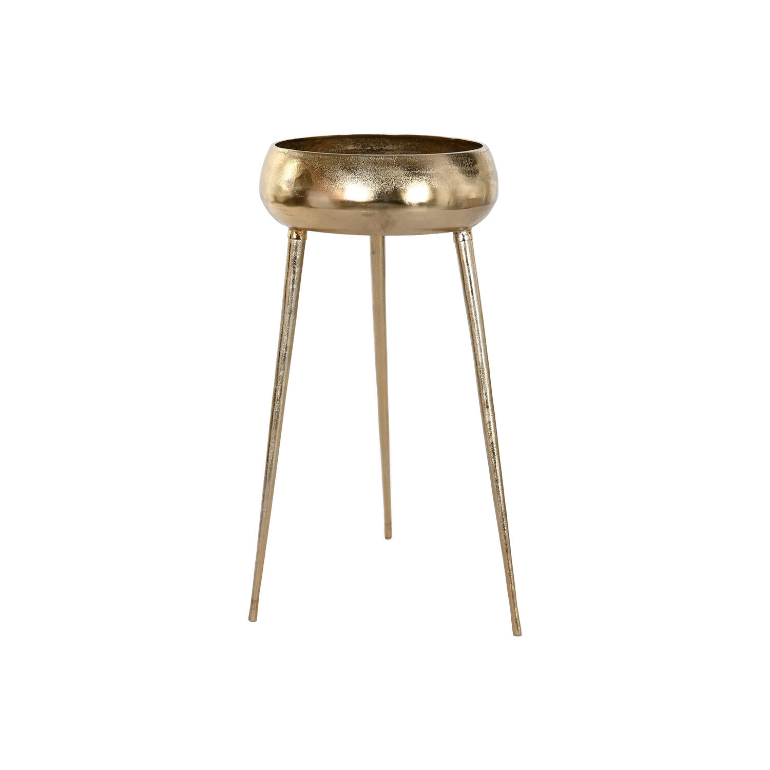 Macetero aluminio 35,5x35,5x77 dorado , El mejor complemento para tu hogar.