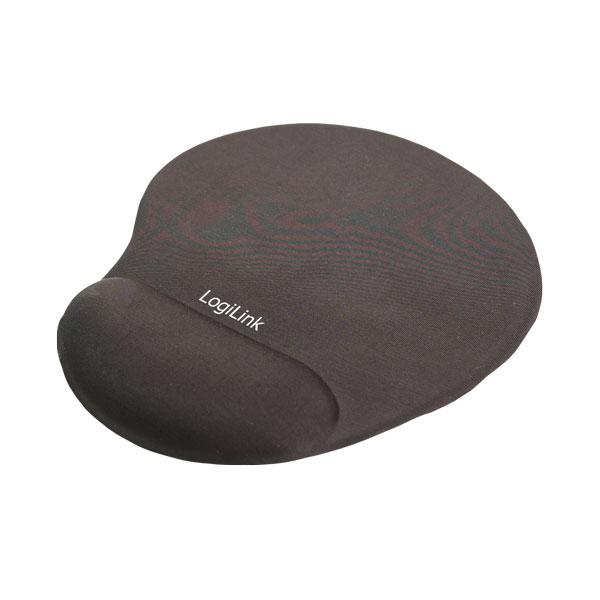 LogiLink ID0027 - Alfombrilla para ratón (reposamuñecas de Gel) Negro