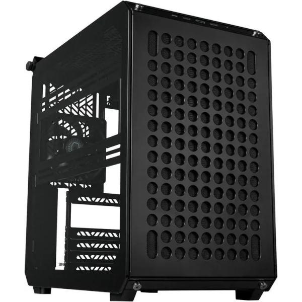 Cooler master qube 500 caja semitorre atx/microatx/mini-itx - ventana lateral - 7 ranuras de expansion - gestion de cables - audio - 2xusb-a - 1xusb-c - 415x231x406mm - color negro