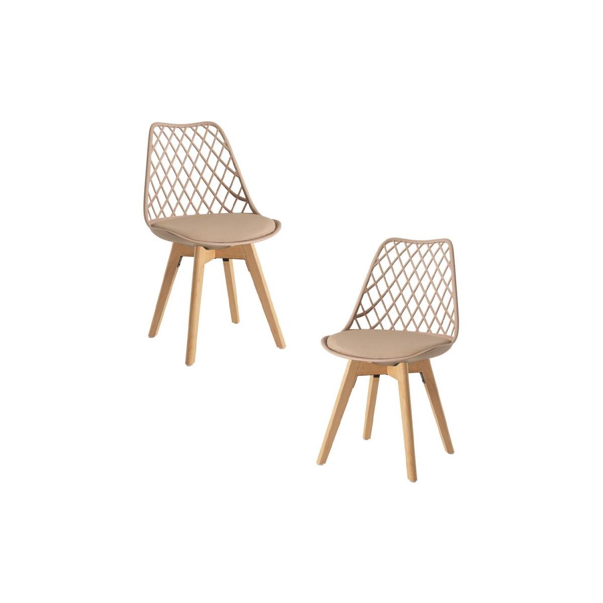 Regalos Miguel - Packs Sillas Comedor - Pack 2 Sillas Mima - Trigo