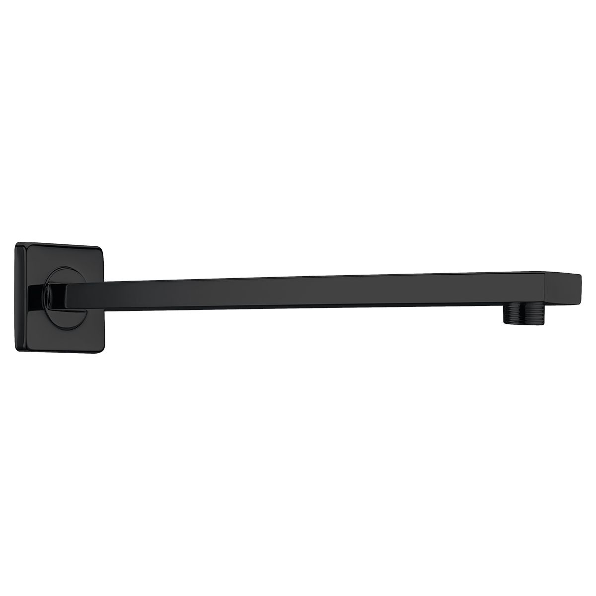 IMEX soporte pared cuadrado en acero y latón negro mate modelo Imex-BPC003-NG