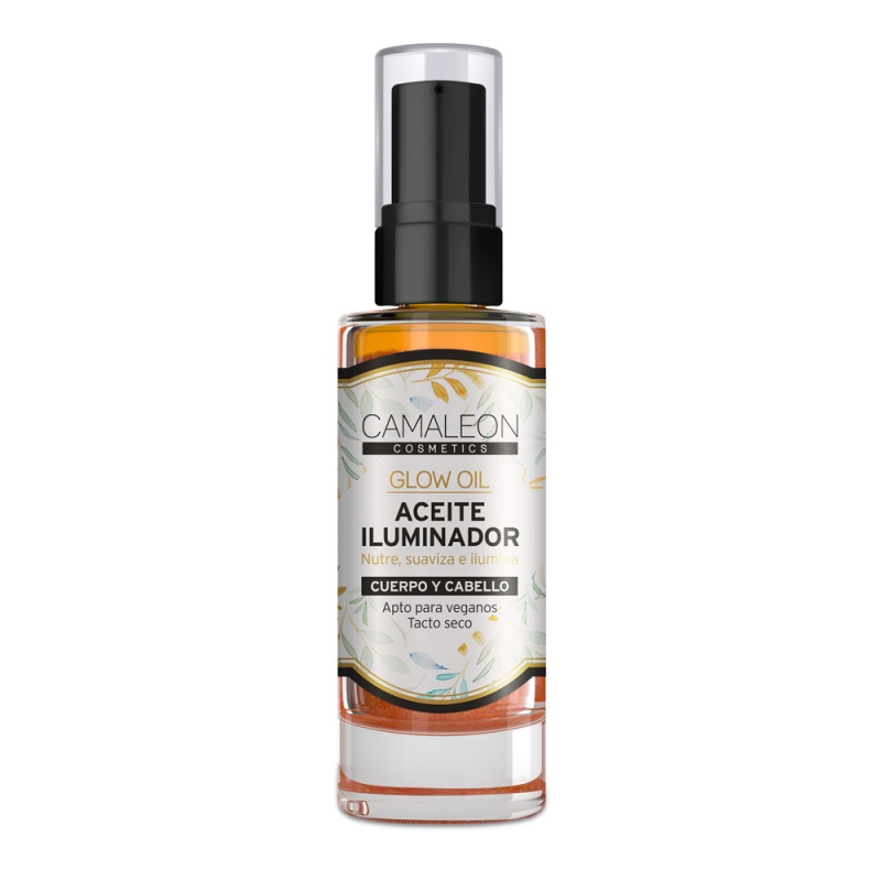 Aceite iluminador cuerpo y cabello 30 ml de aceite (Floral) CAMALEON