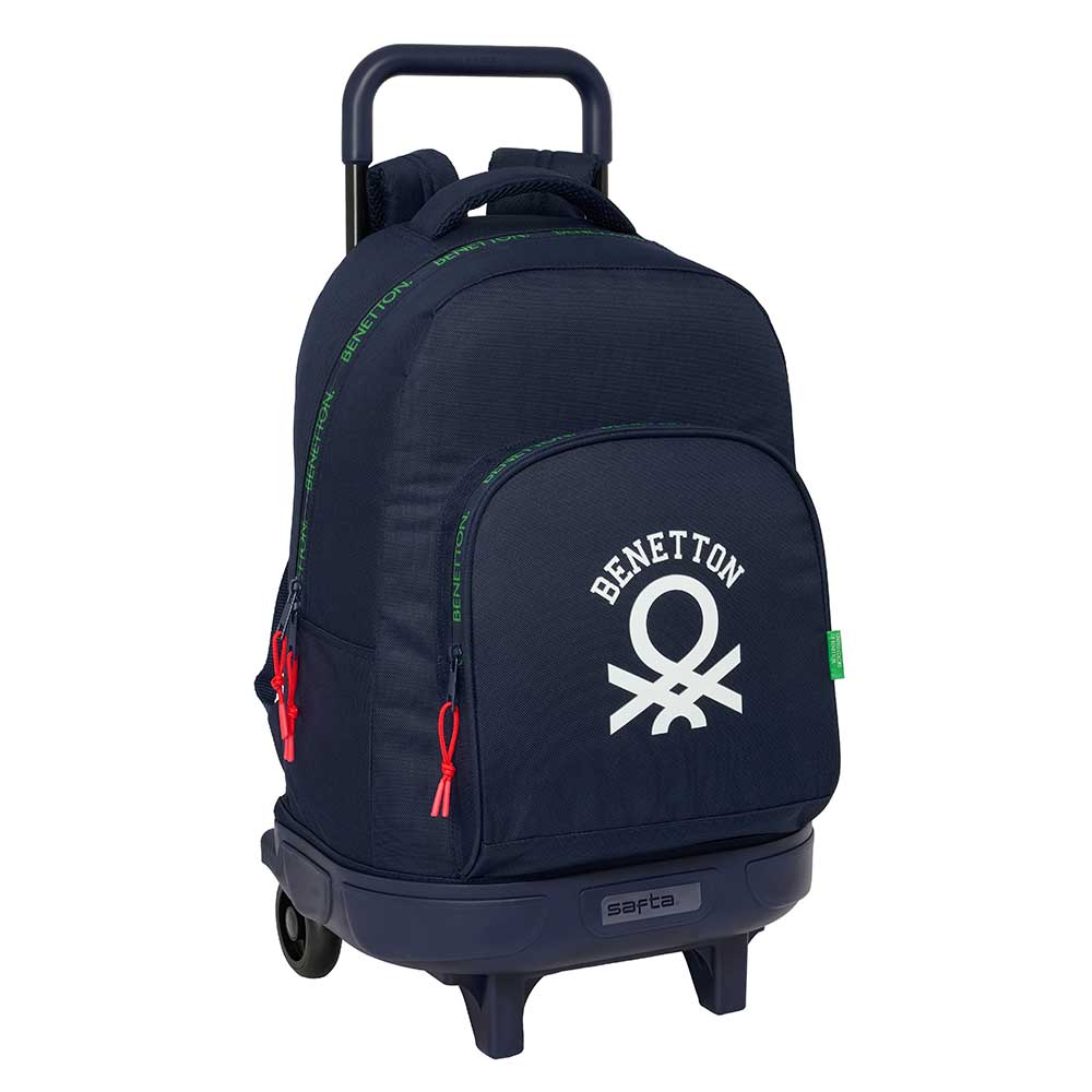 MOCHILA GDE. C/RUEDAS COMPACT EXTRAIBLE BENETTON "TOGETHER"