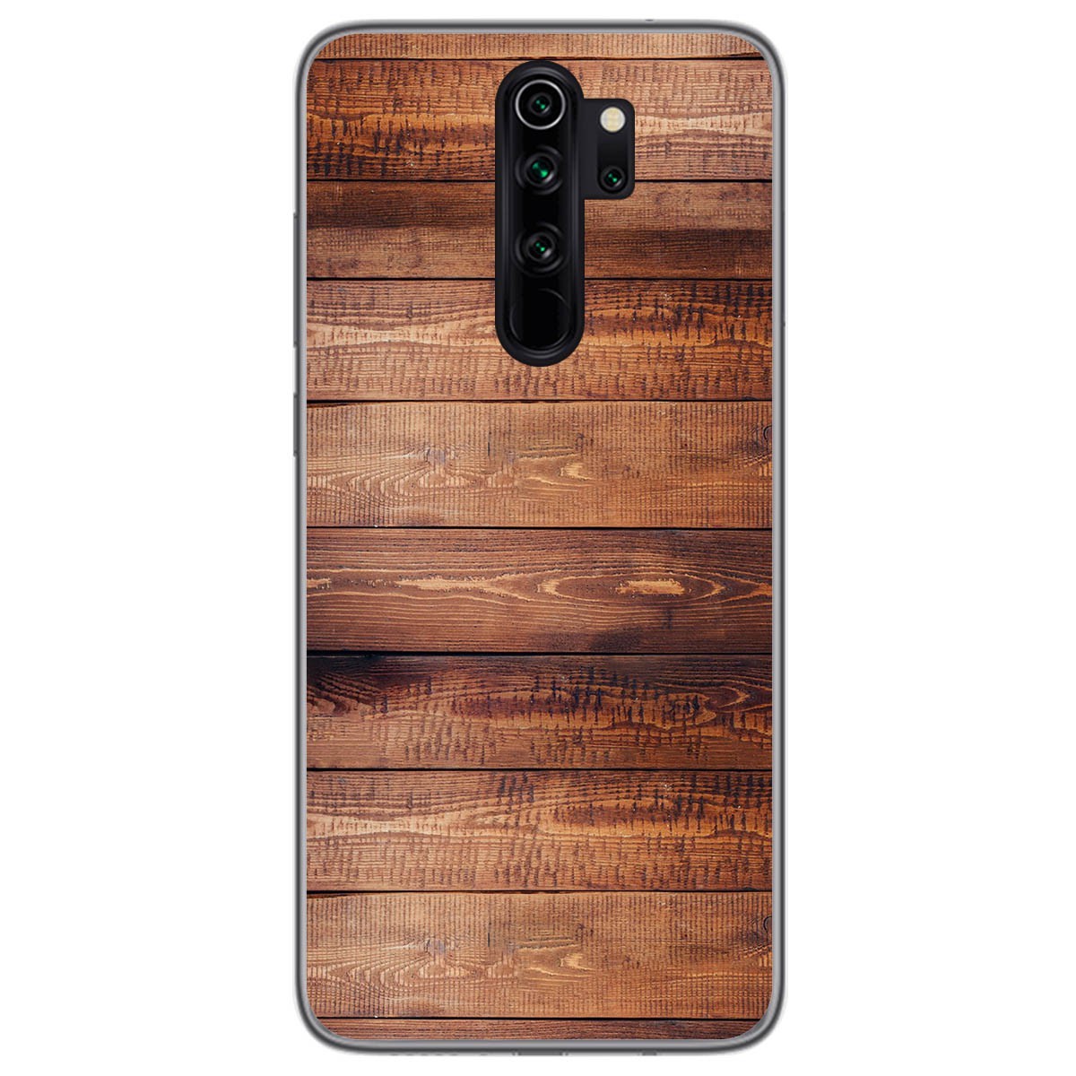 Tumundosmartphone Funda Gel Tpu para Xiaomi Redmi Note 8 Pro diseño Madera 02 Dibujos