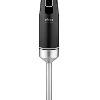 UFESA - Batidora de inmersión MARS 1200 de 1200 W con 4 cuchillas de acero inoxidable, pie desmontable y control de velocidad variable para sopas, cremas y hielo — ideal para cocina diaria
