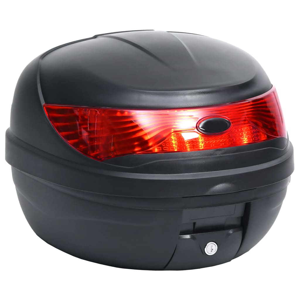 vidaXL Baúl para motos un casco 35 L Maleta moto