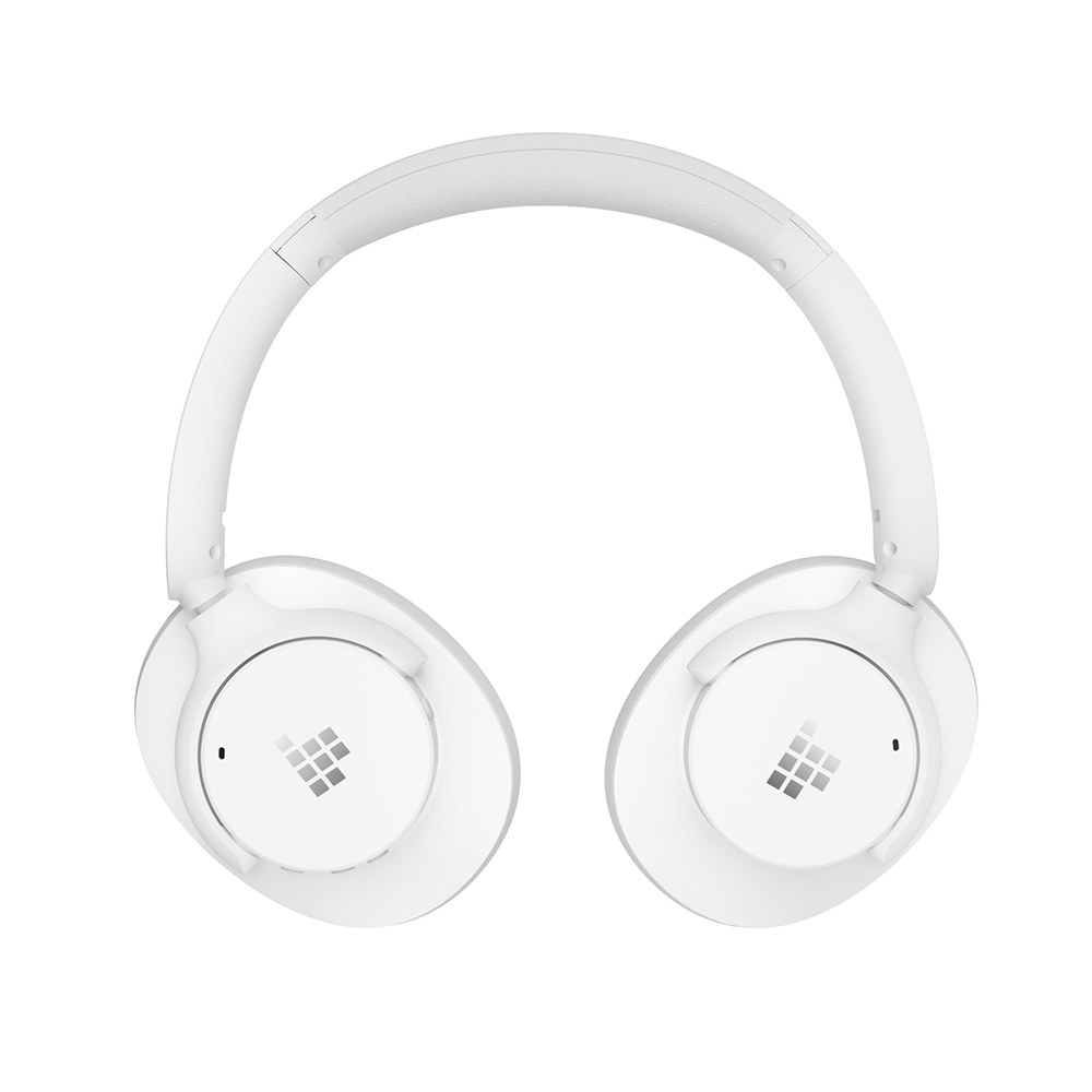 Tronsmart SOUNFII Q20S Auriculares Inalámbricos con ANC Híbrido, Cancelación de Ruido 40dB, Audio Hi-Res, Bluetooth 5.3, Hasta 60h de Reproducción, Almohadillas Giratorias 90°, Conexión a 2 Dispositivos, App Tronsmart, Color Blanco