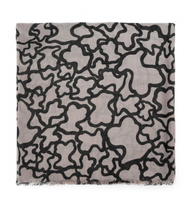 TOUS 695920092 Foulard Kaos en color piedra 2000780547 TOUS - ACCESORIOS 695920092