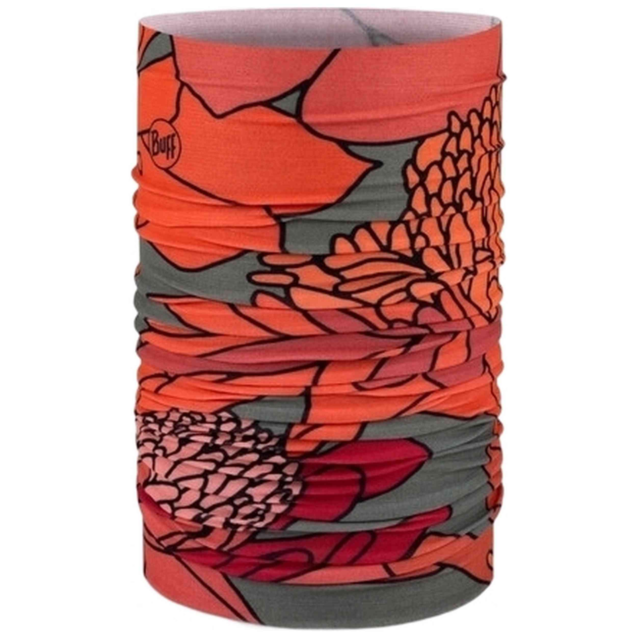 Braga De Cuello Buff modelo Buff CoolNet UV naranja rojo gris para hombre y mujer en color Rojo