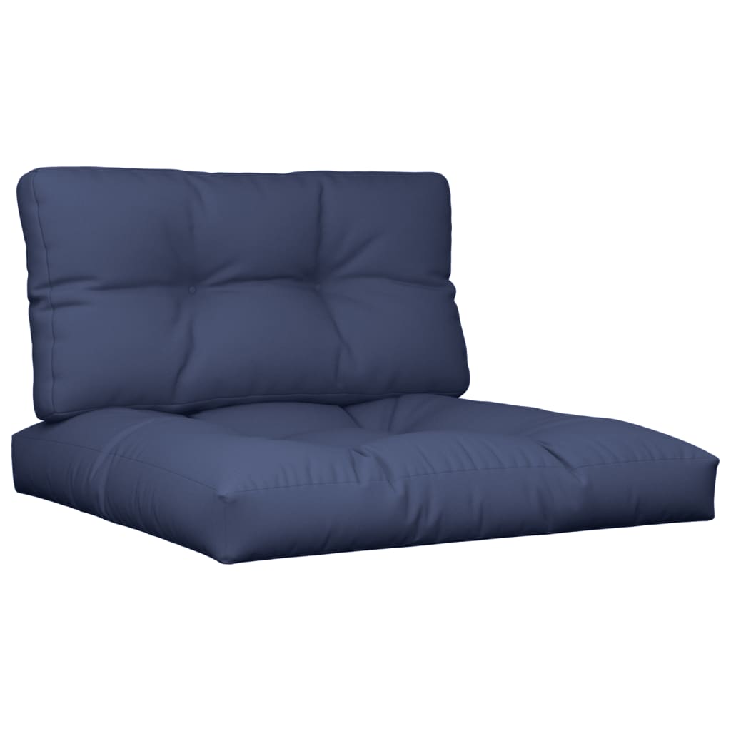 vidaXL Set de cojines para sofá de palets tela 70x40x12 cm 2 uds Cojín Decorativo de Asiento Cojines de muebles de salon