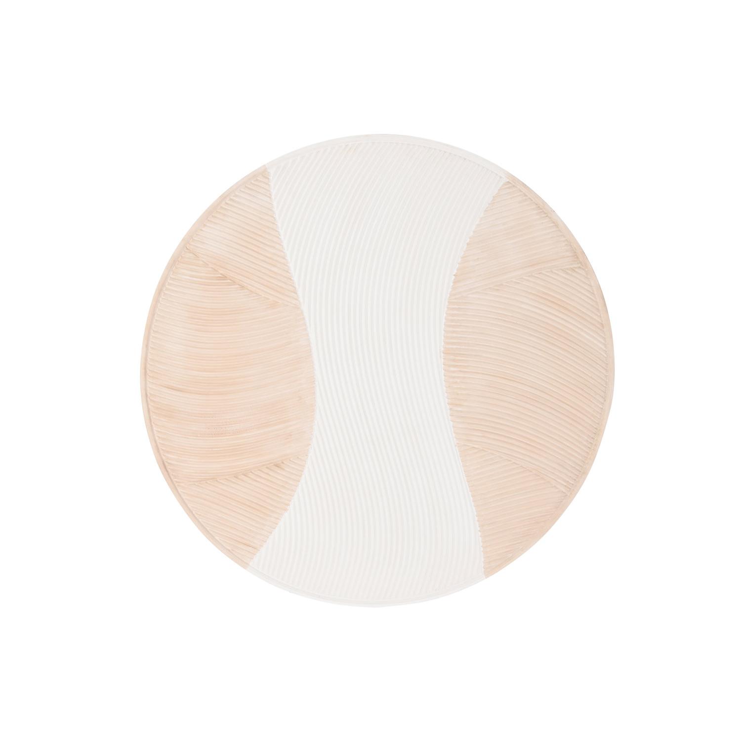 Decoracion Pared Madera Mango 90,5X2X90,5 Tallada El mejor complemento para tu hogar -Fijalo-