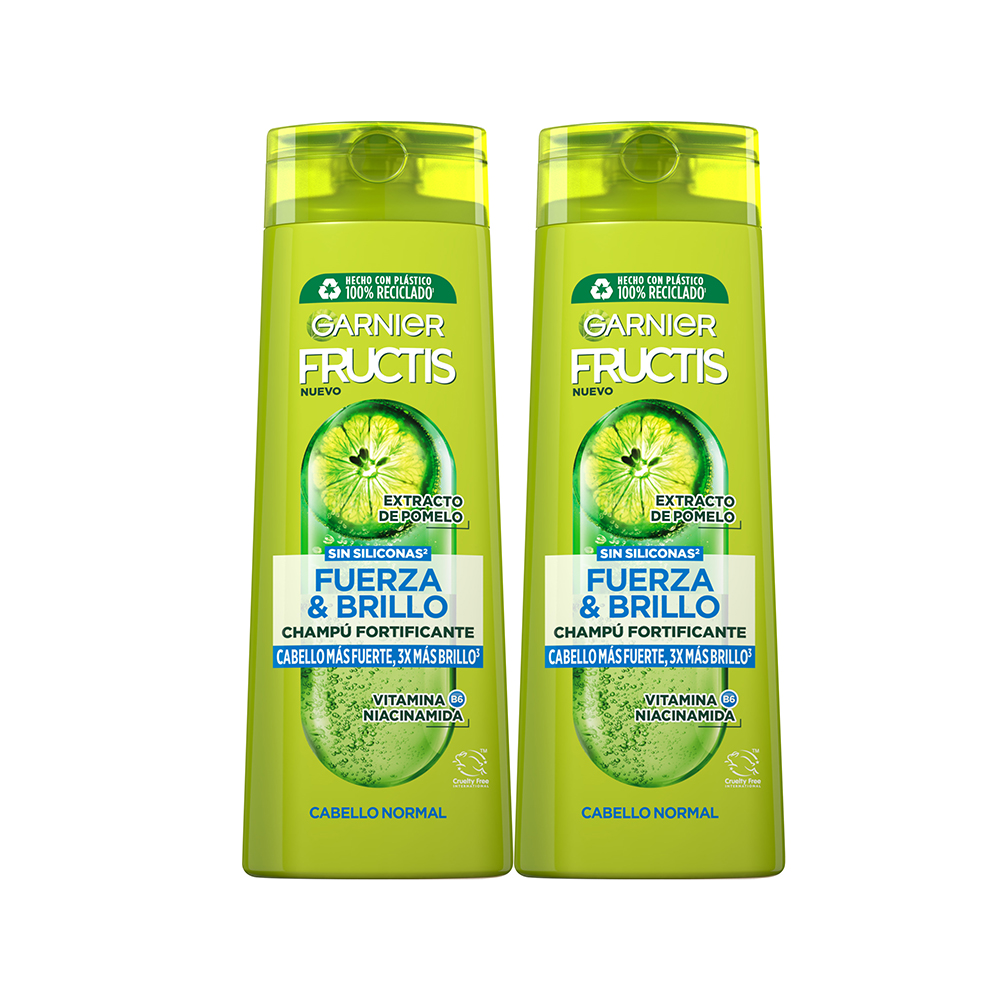 GARNIER | Fructis Champú Fuerza y Brillo para pelo normal
