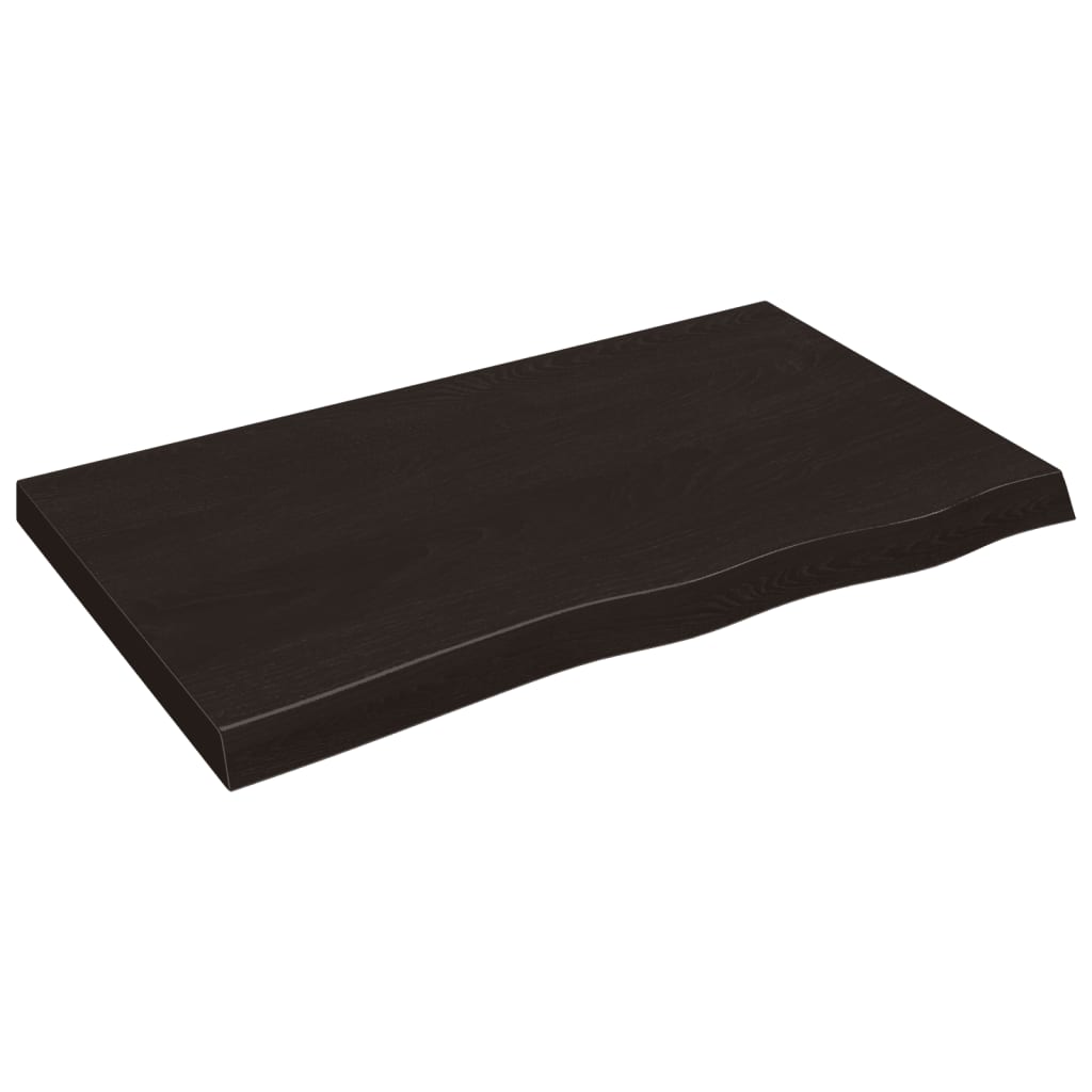 vidaXL Encimera de Baño Tablero Plegable de Mesa Madera Tratada Color Marrón claro,  Natural,  Gris oscuro y mas