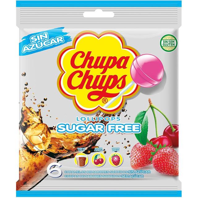 Chupa Chups SUGAR FREE 6 Unidades Bolsa